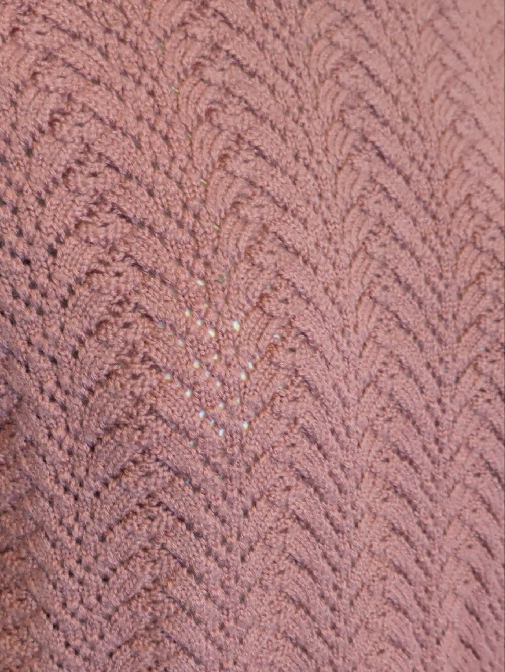 Wilfred Pointelle Crew Sweater - Mauve Pink - Picture 2 of 5